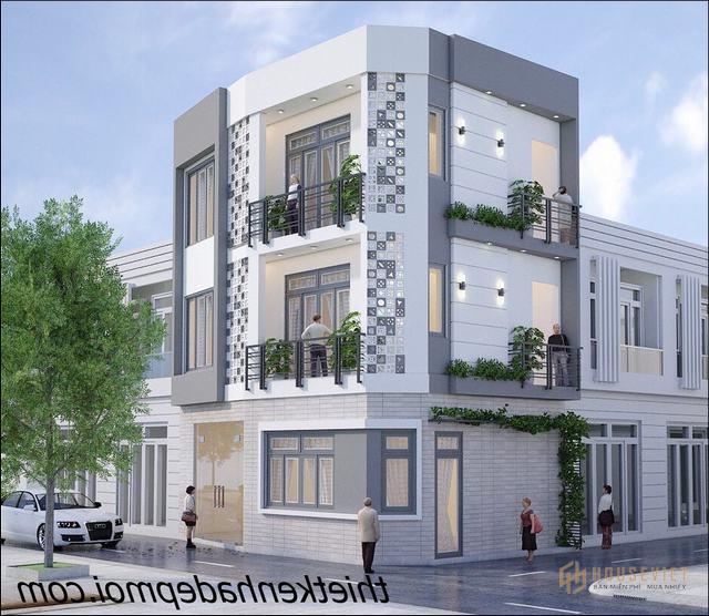 Thiết kế nhà 3 tầng 5x8m