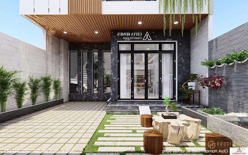 Bộ bàn trà gỗ tự nhiên sân vườn