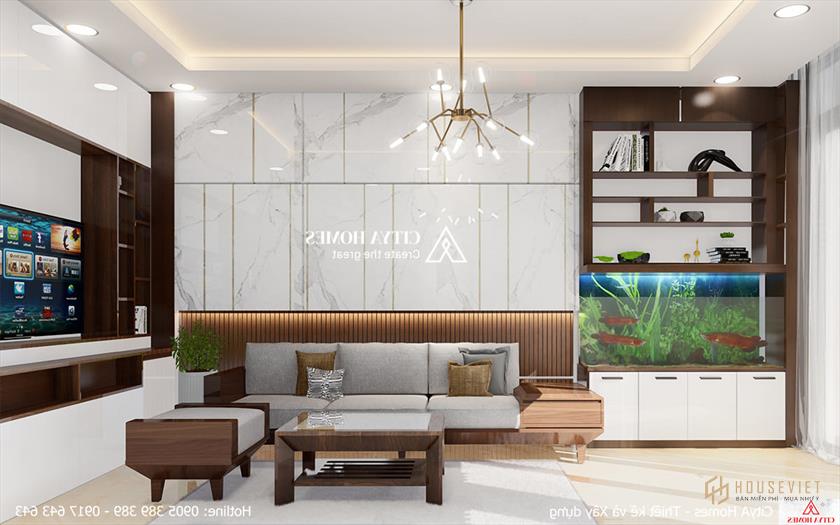 Bể cá cảnh xuất hiện ở khắp mọi nơi trong nhà, từ sân vườn cho đến phòng khách.