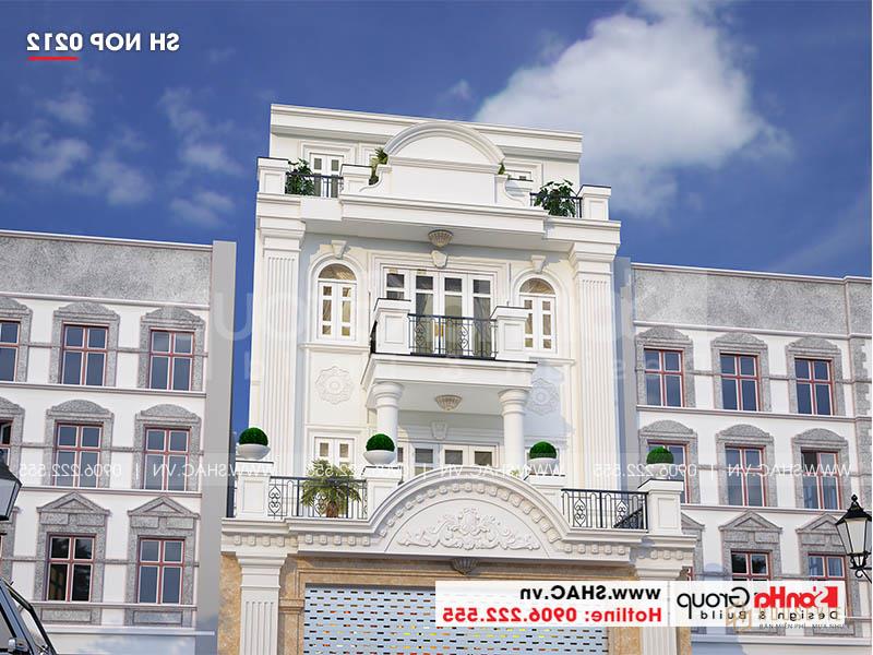 Mẫu thiết kế nhà ống tân cổ điển đẹp về kiến ​​trúc và tối ưu về công năng 