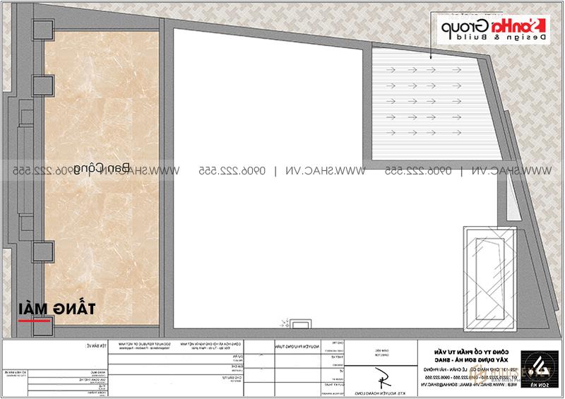 Mặt bằng công năng nhà phố tân cổ điển tiện nghi tại Hà Nội 