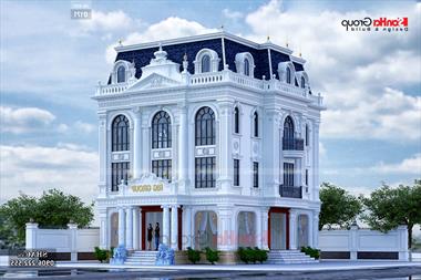 Mẫu biệt thự kết hợp văn phòng công ty 150m2 - BTP 0171