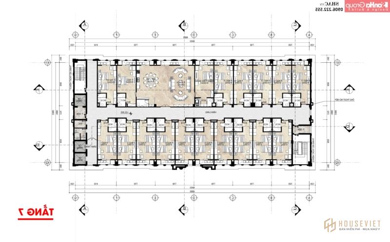 Dự án khu nghỉ dưỡng 7 tầng Dự án khu nghỉ dưỡng 7 tầng