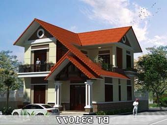Thiết kế nhà 2 tầng mái ngói BT531077
