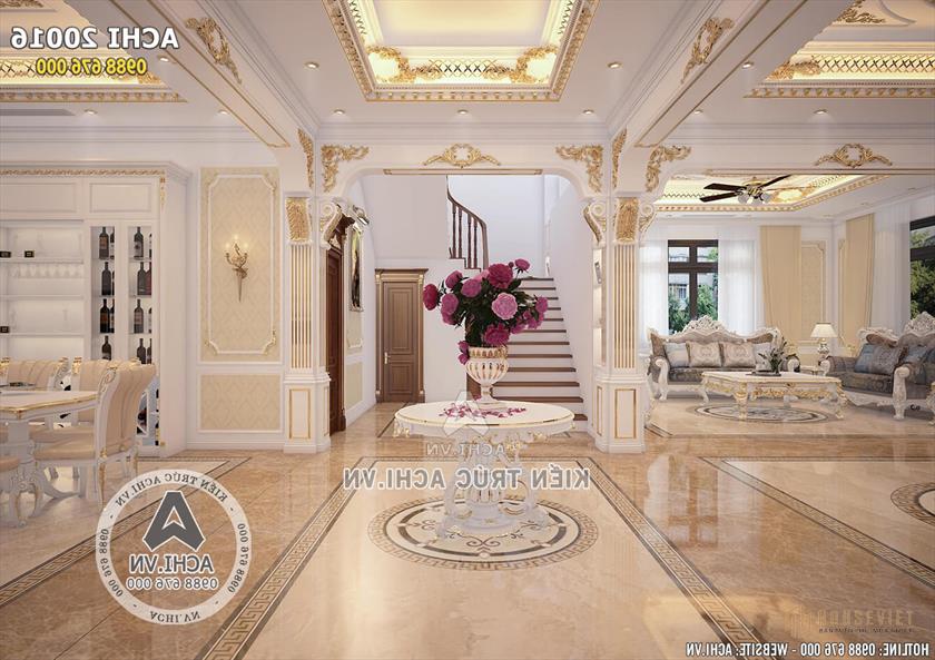 Hệ thống sảnh phòng khách và cầu thang lên tầng sang trọng. Hệ thống sảnh phòng khách và cầu thang lên tầng sang trọng.