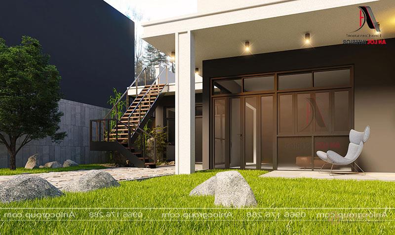 Mẫu thiết kế nhà cấp 4 mái bằng ở phú thọ