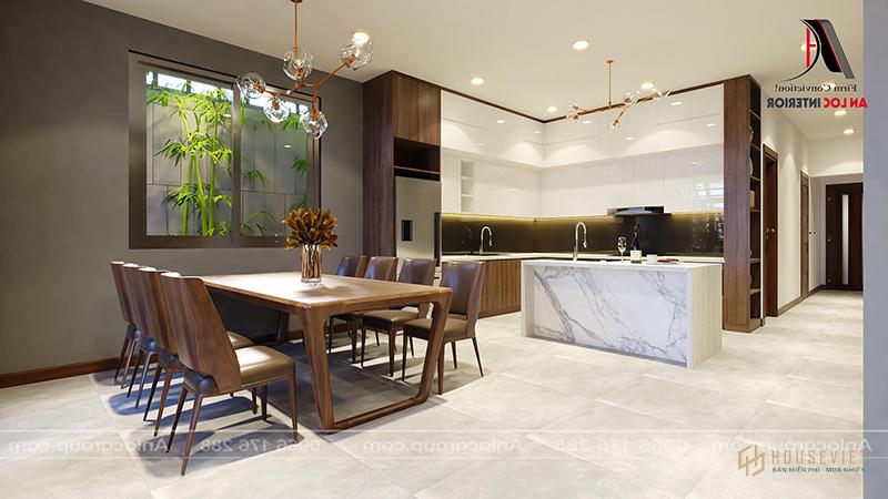 Nội thất phòng bếp nhà cấp 4 phú thọ