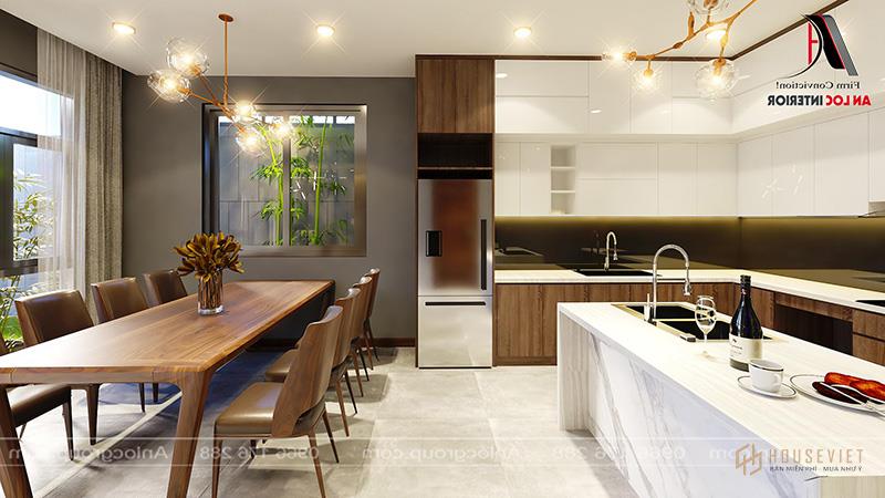 Nội thất phòng bếp nhà cấp 4 phú thọ