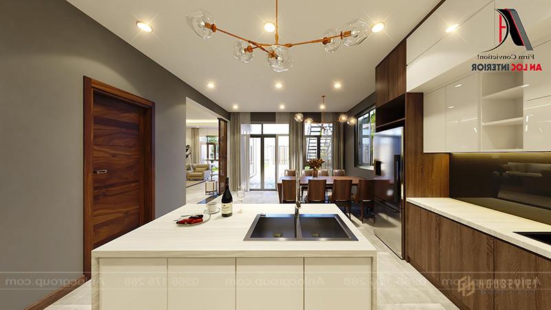Nội thất phòng bếp nhà cấp 4 phú thọ