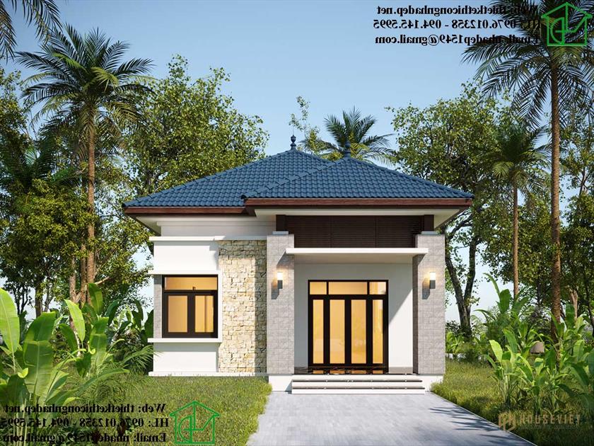 Mẫu nhà cấp 4 7x13m