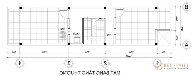 Mẫu nhà ống 70m2 3 tầng