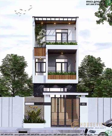 Nhà ống 3 tầng hiện đại 5,5x20m