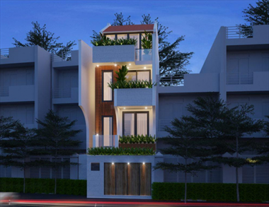 Thiết kế mẫu nhà 1 trệt 3 lầu 5x15m – P.7 Bình Thạnh HCM