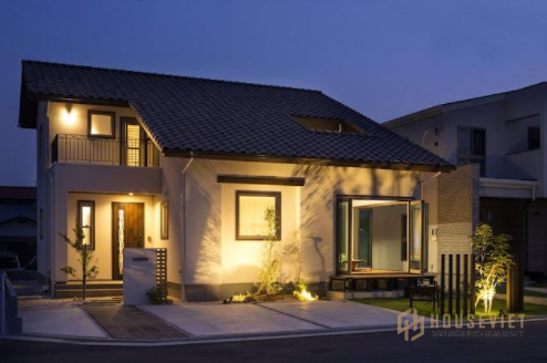 Mẫu nhà ống 1 tầng đẹp có diện 6x15m kèm gác lửng, giếng trời