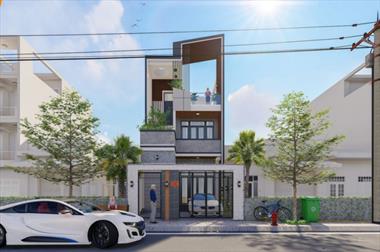 Mẫu nhà 3 tầng diện tích 75m2 thiết kế ấn tượng từ tổng thể