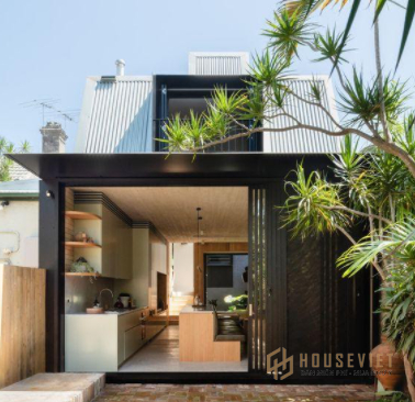 Mẫu nhà ống 1 tầng 5x12m tối giản nhằm tiết kiệm chi phí