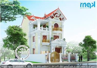 Mẫu nhà 3 tầng 8x12m đáng sống nhất dành cho gia đình bạn