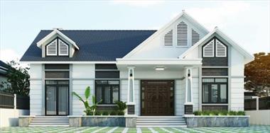 Chiêm ngưỡng mẫu nhà cấp 4 đẹp 75m2 ở nông thôn