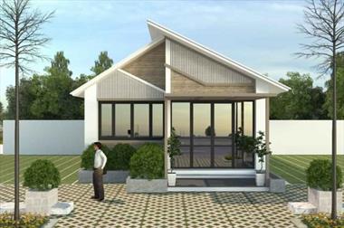 Chiêm ngưỡng mẫu nhà cấp 4 mái xéo đẹp và hiện đại nhất