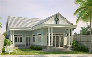 Các mẫu nhà cấp 4 chữ L có 3 phòng ngủ đẹp ngất ngây