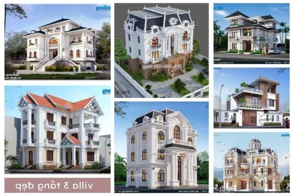 Bùng nổ xu hướng xây nhà villa 3 tầng sang trọng cuốn hút với 40 mẫu đẹp tuyệt mỹ