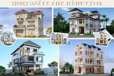 Trình làng 43 cực phẩm nhà 3 tầng 120m2/sàn hoàn hảo đến từng chi tiết nhỏ