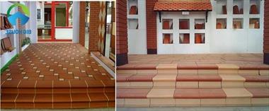 Các mẫu gạch lát sân thượng đa dạng về kiểu dáng và hoa văn