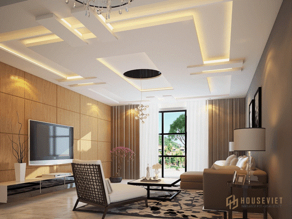 Mẫu trần thạch cao khung chìm đa dạng và phong phú nhất hiện nay