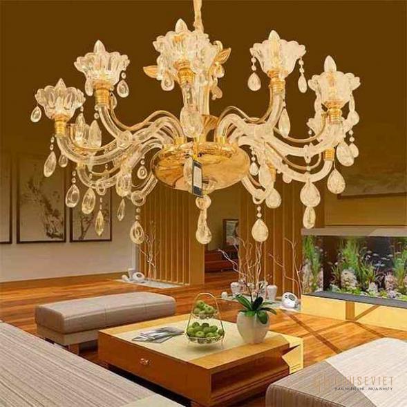 Tuyển chọn những mẫu đèn chùm phòng khách chung cư đẹp 2022