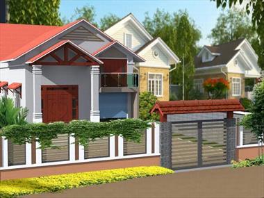 Mẫu nhà cấp 4 đẹp có gara ở nông thôn 8x18m anh Tài Quảng Trị