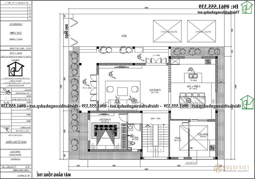 Mẫu Biệt Thự 2 Tầng Mái Nhật 10x13m Tại Hà Nam Ndbt2t137