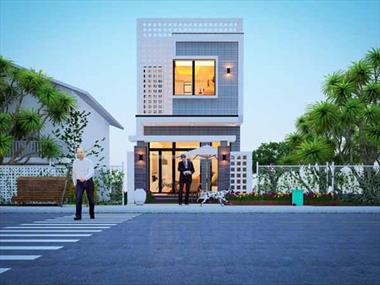 Mẫu thiết kế nhà ống 2 tầng 50m2 với nội thất trẻ trung, hiện đại