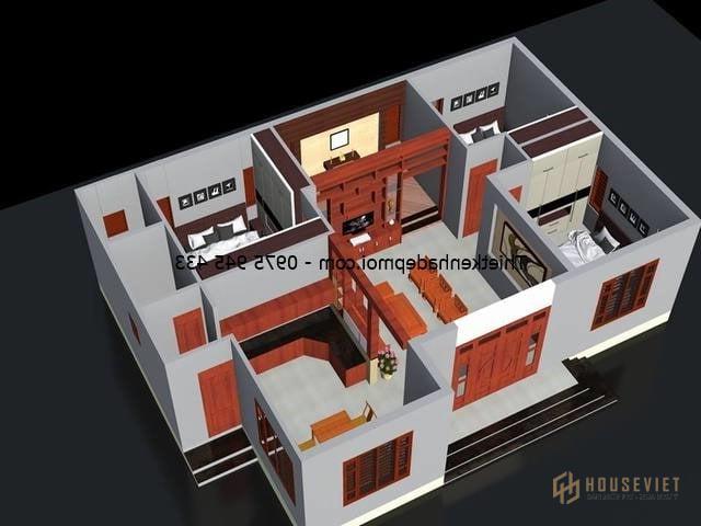 mặt bằng nhà ở nông thôn miền Nam