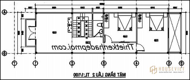 Bản vẽ nhà 3 tầng hiện đại
