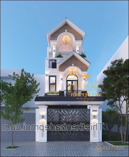 Nhà 1 trệt 2 lầu sân thượng 4x16