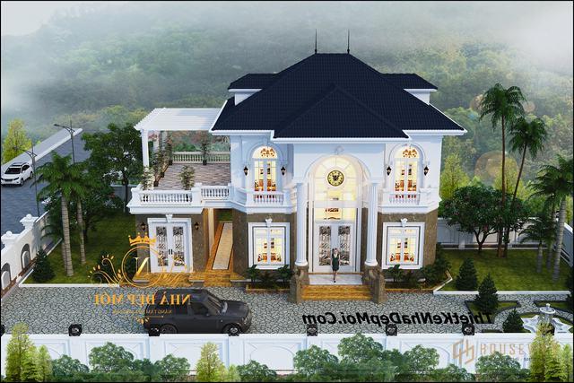 Mẫu biệt thự nhà vườn 2 tầng đẹp bổ sung 2022