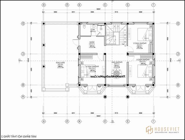 Thiết kế biệt thự tân cổ điển 160m2