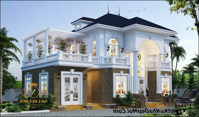 nhà biệt thự vườn 2 tầng đẹp