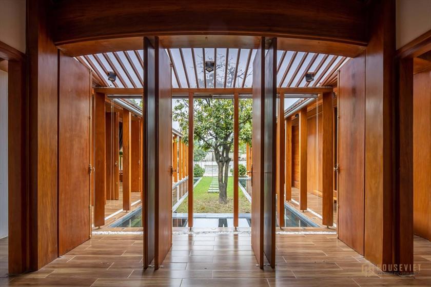 Dự án được lấy cảm hứng từ ngôi nhà ba gian truyền thống