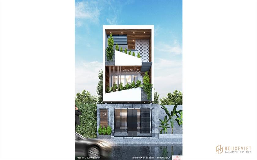 Mặt Tiền Nhà Phố 3 Tầng Nổi Bật