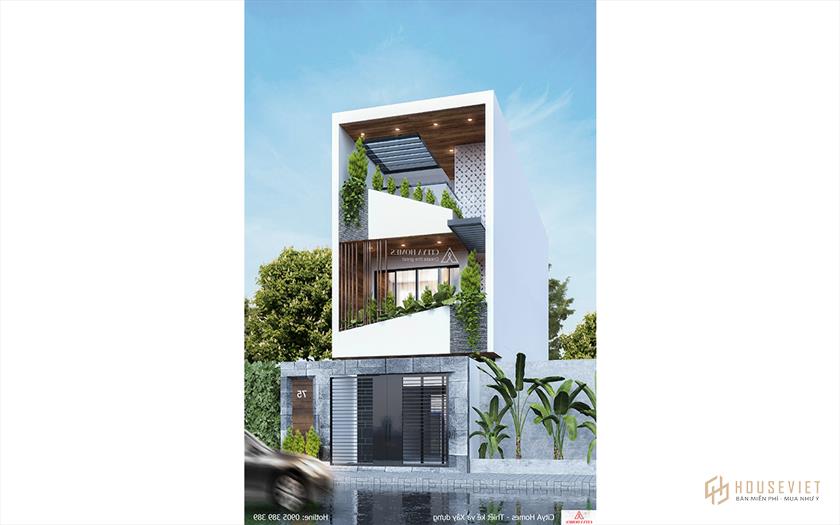 Mặt Tiền Nhà Phố 3 Tầng Ấn Tượng