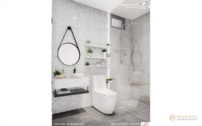 Bố trí nhà vệ sinh đẹp như mơ