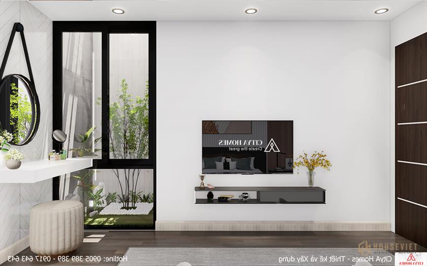 Không gian xanh ngay cạnh phòng ngủ