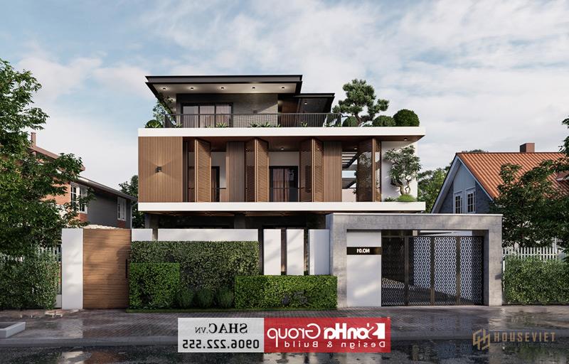 Mẫu biệt thự 280m2 tại Sài Gòn Mẫu biệt thự 280m2 tại Sài Gòn