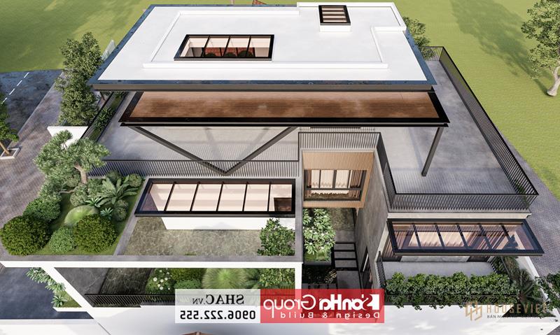 Mẫu biệt thự 280m2 tại Sài Gòn Mẫu biệt thự 280m2 tại Sài Gòn