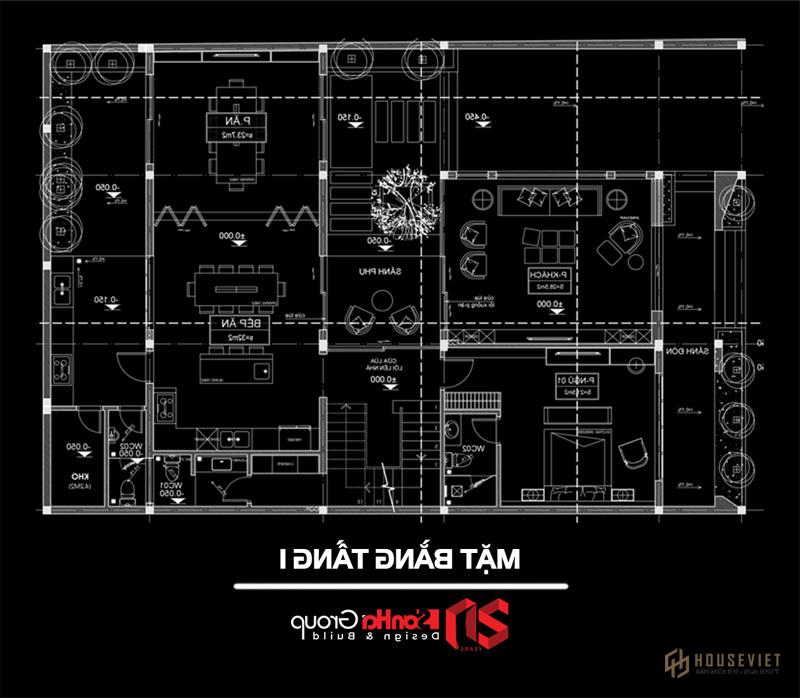 Mẫu biệt thự 2 tầng 1 tum ở sài gòn Mẫu biệt thự 2 tầng 1 tum ở sài gòn