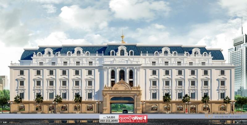 Mẫu khách sạn tân cổ điển đẹp Mẫu khách sạn tân cổ điển đẹp