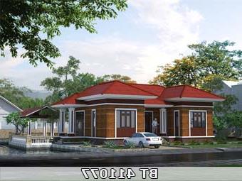 Mẫu thiết kế nhà đẹp 110m2 BT411077