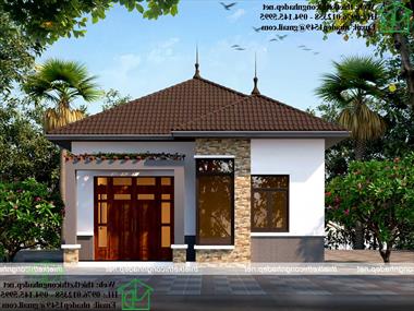 Nhà cấp 4 mái thái 8x9m tiện nghi ở Đồng Nai NDNC494