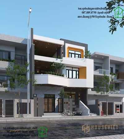 Nhà phố 3 tầng mặt tiền 10m 2